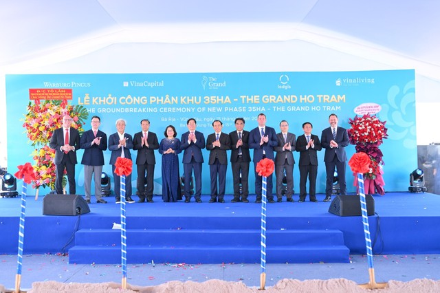 The Grand Ho Tram tổ chức lễ khởi công Phân Khu Mới 35ha The Grand Ho Tram tổ chức lễ khởi công Phân Khu Mới 35ha