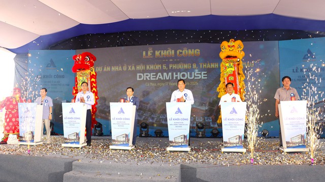 Cà Mau khởi công dự án gần 1.000 căn nhà ở xã hội Cà Mau khởi công dự án gần 1.000 căn nhà ở xã hội