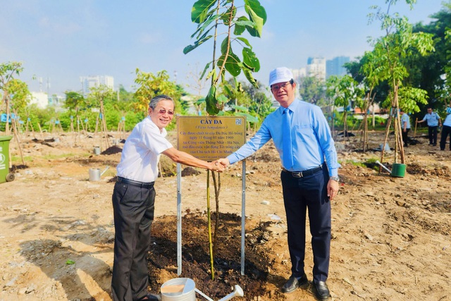 TP.HCM trồng cây đa được chiết từ cây đa Bác Hồ trồng ngày 11.1.1960 TP.HCM trồng cây đa được chiết từ cây đa Bác Hồ trồng ngày 11.1.1960