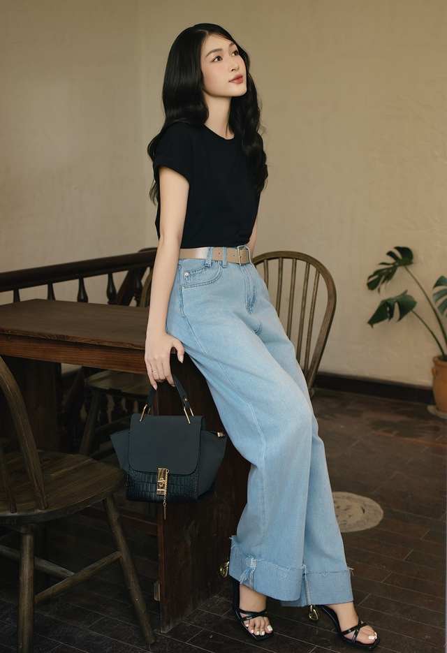 Cách mặc quần jeans mùa hè đẹp nhất Cách mặc quần jeans mùa hè đẹp nhất