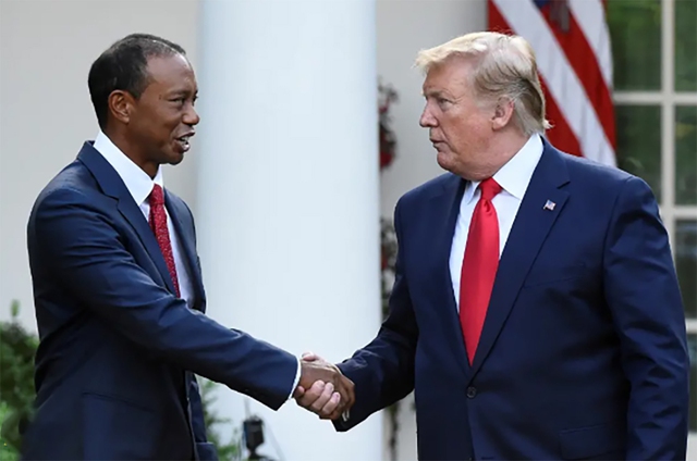 Tiger Woods đáp trả lời cảnh báo không nên hẹn hò với Vanessa Trump - Ảnh 2.