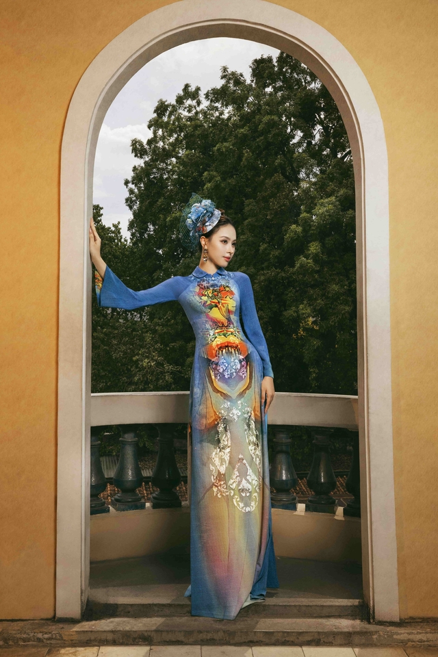 Á hậu Ngọc Hằng hóa 'nàng thơ' với thiết kế áo dài của Đỗ Trịnh Hoài Nam- Ảnh 5. Á hậu Ngọc Hằng hóa 'nàng thơ' với thiết kế áo dài của Đỗ Trịnh Hoài Nam- Ảnh 5.