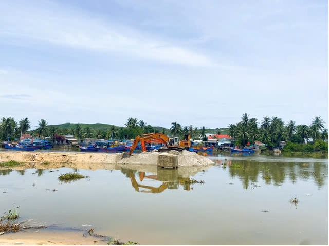 Cảng cá ở Bình Định bị bồi lấp, ô nhiễm - Ảnh 3.