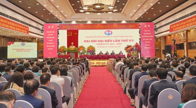 BIDV tổ chức th&agrave;nh c&ocirc;ng Đại hội đại biểu lần thứ XV, nhiệm kỳ 2025-2030 - Ảnh 1.