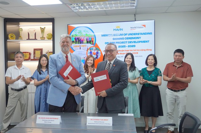 Tập đoàn Mavin và World Vision Việt Nam ký hợp tác thúc đẩy chăn nuôi bền vững Tập đoàn Mavin và World Vision Việt Nam ký hợp tác thúc đẩy chăn nuôi bền vững