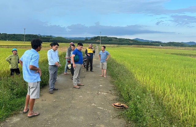 Cụ bà bị sét đánh tử vong ngoài đồng lúa Cụ bà bị sét đánh tử vong ngoài đồng lúa