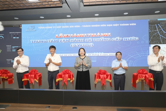 SAWACO tổng kết đề án chuyển đổi số và khánh thành trung tâm vận hành trọng điểm - Ảnh 2.