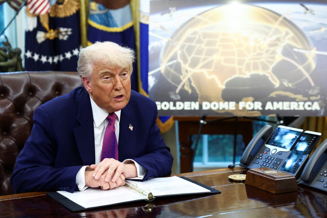 Lá chắn Vòm Vàng của Tổng thống Trump Lá chắn Vòm Vàng của Tổng thống Trump