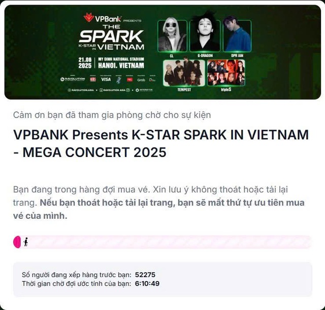VPBank K-Star Spark: Vừa mở pre-sale 10.000 vé hết sạch, fan hẹn nhau 'quyết chiến' 14h nay - Ảnh 2. VPBank K-Star Spark: Vừa mở pre-sale 10.000 vé hết sạch, fan hẹn nhau 'quyết chiến' 14h nay - Ảnh 2.
