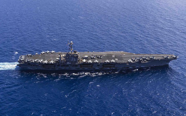 Tàu sân bay Mỹ lập kỷ lục về không kích trong chiến dịch chống Houthi Tàu sân bay Mỹ lập kỷ lục về không kích trong chiến dịch chống Houthi