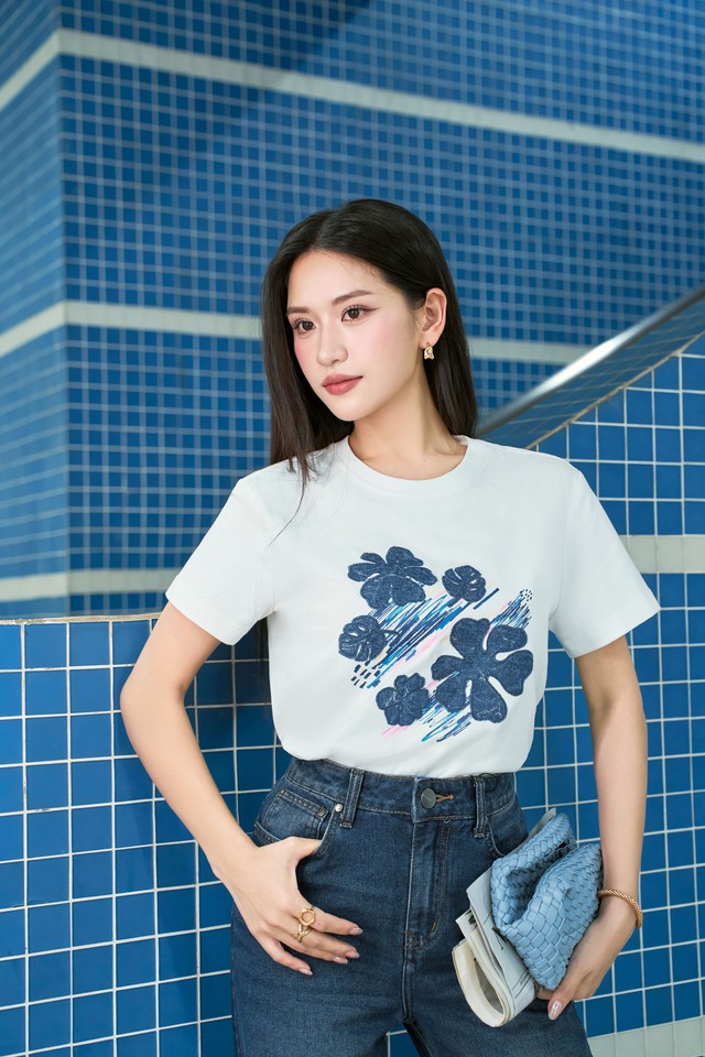 Làm mới tủ đồ công sở hiện đại cùng thời trang denim - Ảnh 6.