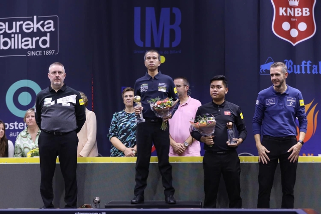 Billiards: Thiên tài Caudron tung sê-ri lớn, tái xuất ấn tượng tại World Cup TP.HCM- Ảnh 2. Billiards: Thiên tài Caudron tung sê-ri lớn, tái xuất ấn tượng tại World Cup TP.HCM- Ảnh 2.