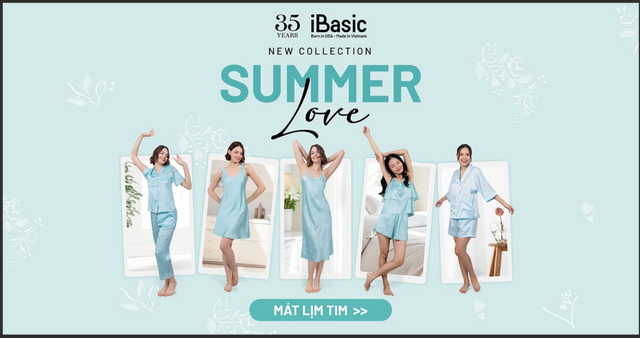 iBasic Vietnam đưa chất liệu 'giải nhiệt' vào BST đồ mặc nhà mát lịm tim- Ảnh 1.