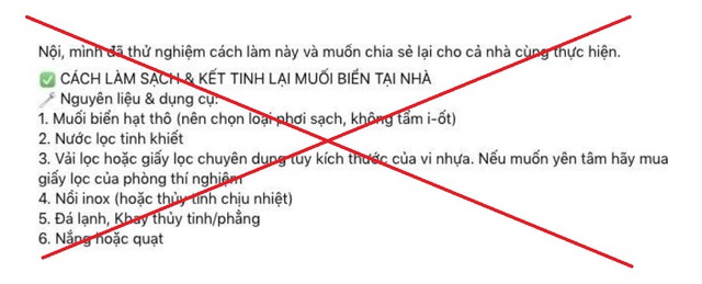 Thực hư thông tin muối ăn nhiễm vi nhựa: Lý giải của tiến sĩ hóa học - Ảnh 1.