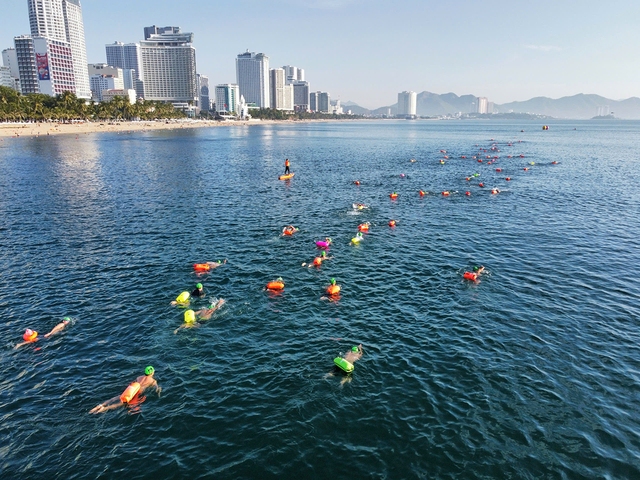 Sea Star Nha Trang 2025: Giải bơi biển bùng nổ truyền thông, hứa hẹn cuồng nhiệt- Ảnh 5. Sea Star Nha Trang 2025: Giải bơi biển bùng nổ truyền thông, hứa hẹn cuồng nhiệt- Ảnh 5.