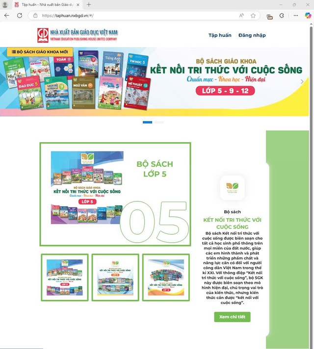 Sử dụng sách giáo khoa điện tử của NXB Giáo dục Việt Nam trên nền tảng mới - Ảnh 2.
