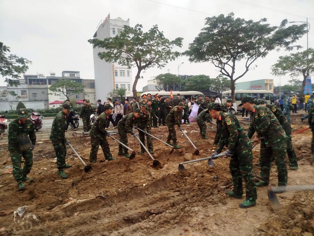 Đảm bảo vệ sinh môi trường khu vực bàn giao Đảm bảo vệ sinh môi trường khu vực bàn giao