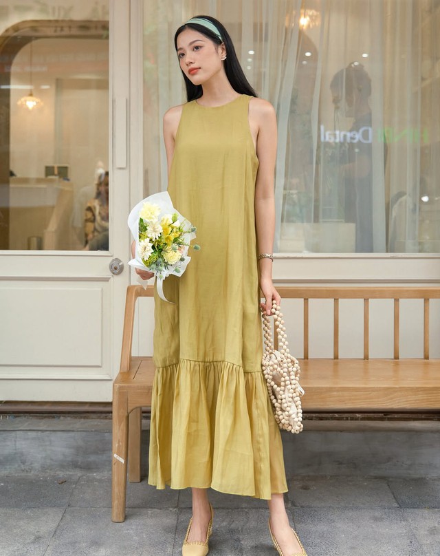 Nét thanh lịch với váy suông cho cô nàng hiện đại- Ảnh 1.