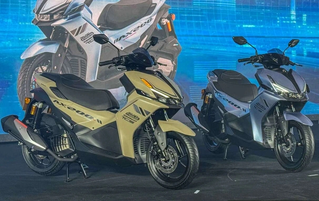 Xe tay ga Trung Quốc dáng sang trang bị ngang Honda SH160i, cạnh tranh Yamaha NVX Xe tay ga Trung Quốc dáng sang trang bị ngang Honda SH160i, cạnh tranh Yamaha NVX