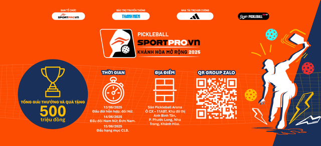 Pickleball Sportpro.vn 2025: Bùng nổ cùng Lễ hội Văn hóa - Du lịch biển Nha Trang 2025- Ảnh 1.