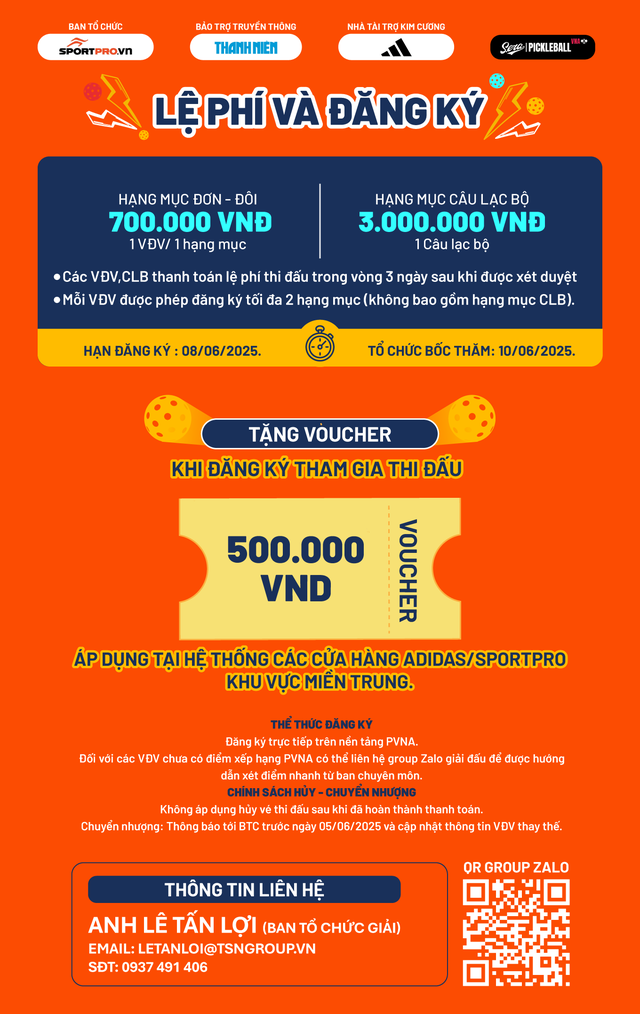 Pickleball Sportpro.vn 2025: Bùng nổ cùng Lễ hội Văn hóa - Du lịch biển Nha Trang 2025- Ảnh 2.