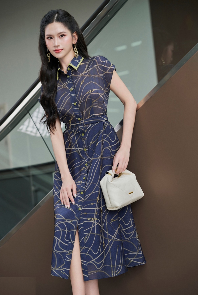 Váy sơ mi voan tơ, cotton thêu mát nhẹ đẹp nhất mùa hạ- Ảnh 6. Váy sơ mi voan tơ, cotton thêu mát nhẹ đẹp nhất mùa hạ- Ảnh 6.