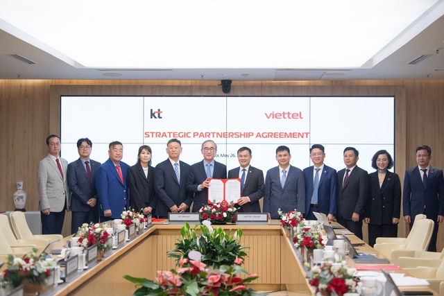 Viettel Group និង KT Group (កូរ៉េ) សហការលើកកម្ពស់ AI និងការផ្លាស់ប្តូរឌីជីថល - រូបថត ១.
