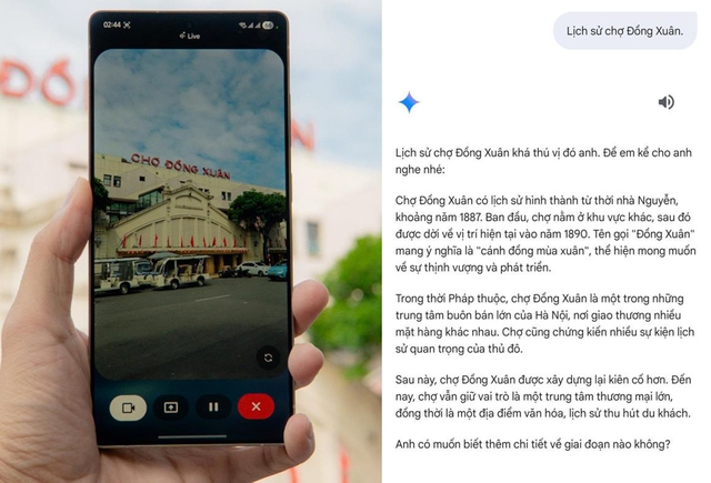 Trải nghiệm kh&aacute;m ph&aacute; H&agrave; Nội bằng Gemini Live tr&ecirc;n Galaxy S25 Series - Ảnh 1.
