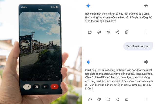 Trải nghiệm kh&aacute;m ph&aacute; H&agrave; Nội bằng Gemini Live tr&ecirc;n Galaxy S25 Series - Ảnh 2.