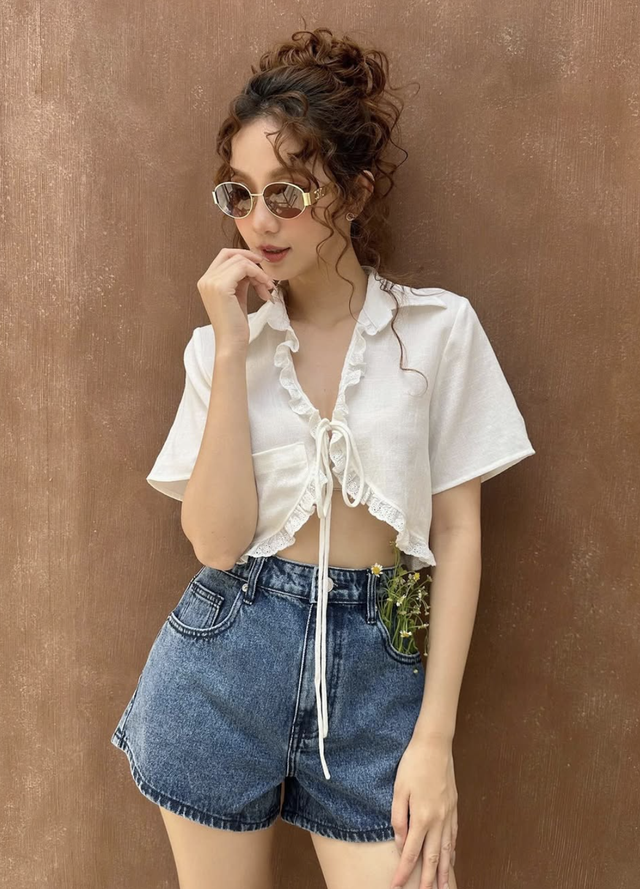 Áo crop top không thể thiếu trong tủ đồ mùa hè của nàng cá tính- Ảnh 3.