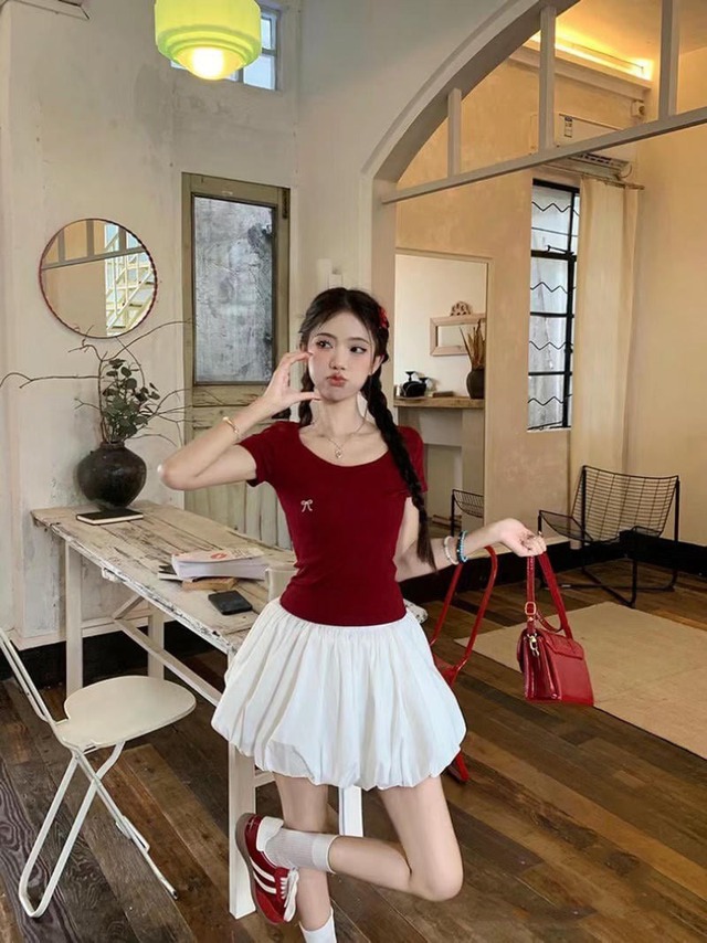 Cách mặc áo baby tee sao cho 'có gu' - Ảnh 8.