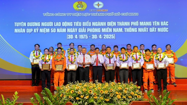 Tuyên dương 182 cá nhân và tập thể điển hình tiên tiến ở EVNHCMC - Ảnh 2.