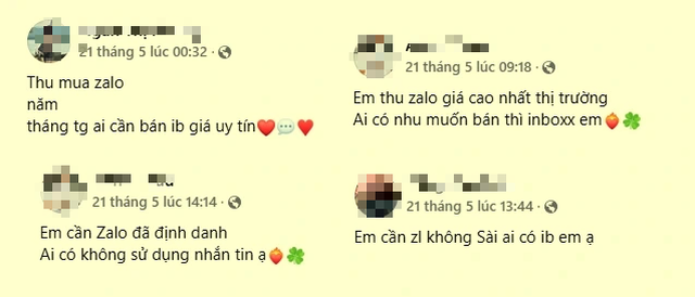 Bán tài khoản Zalo cho người khác, tưởng kiếm tiền nhưng có thể… rước họa - Ảnh 2.