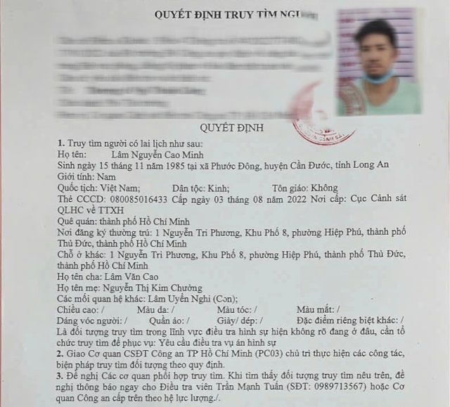 C&ocirc;ng an TP.HCM truy t&igrave;m gi&aacute;m đốc li&ecirc;n quan vụ lừa đảo thu&ecirc; t&agrave;u rồi b&aacute;n  - Ảnh 1.