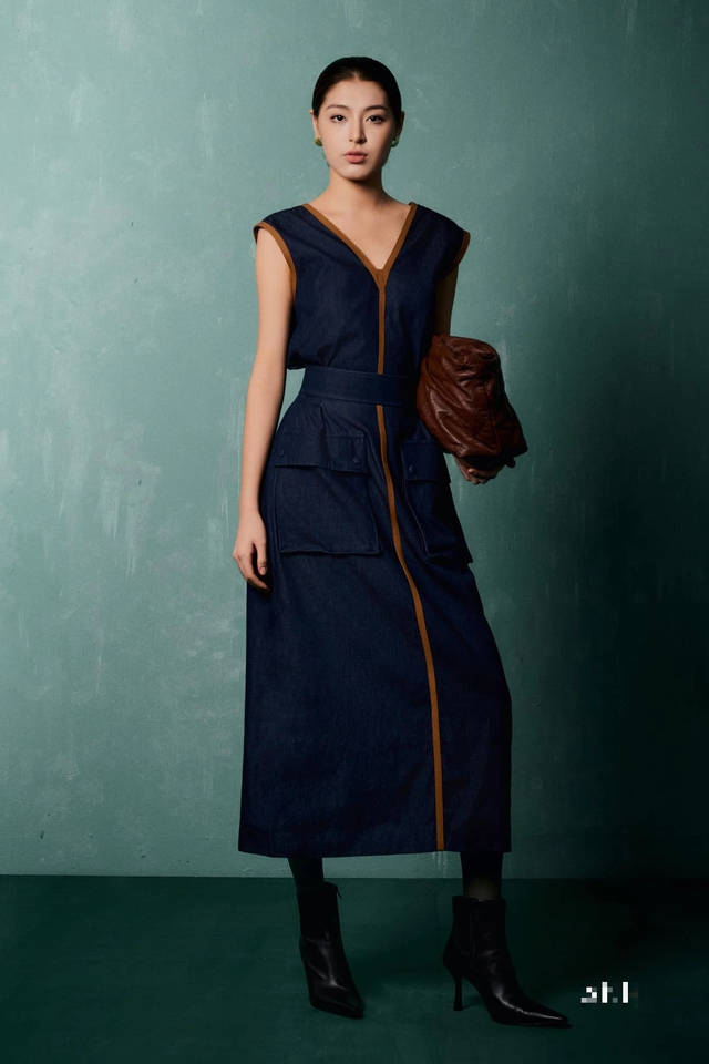 Thời trang denim  'lên ngôi' mùa nắng - Ảnh 7.