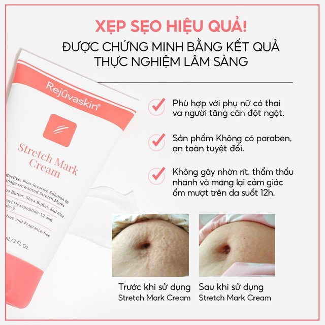 Hướng dẫn sử dụng kem trị rạn da Rejuvaskin đúng cách hiệu quả cả rạn da trắng- Ảnh 8. Hướng dẫn sử dụng kem trị rạn da Rejuvaskin đúng cách hiệu quả cả rạn da trắng- Ảnh 8.