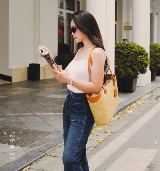 Tạo phong cách thời trang đi biển, dạo phố với túi thủ công- Ảnh 6.