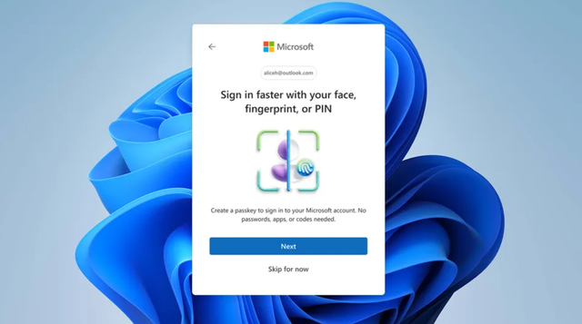 Tài khoản Microsoft mới sẽ sử dụng passkey làm phương thức đăng nhập mặc định - Ảnh 1.