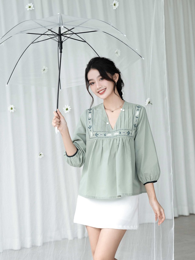 Tôn dáng với áo babydoll cho nàng có vóc người nhỏ nhắn- Ảnh 8.