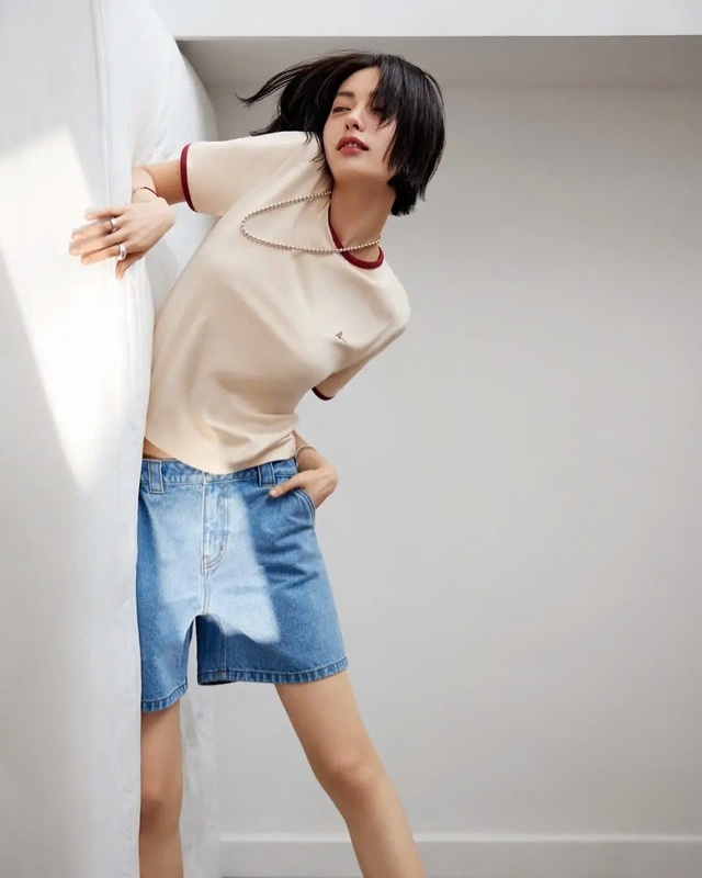 Chinh phục mùa hè với những chiếc quần shorts đa năng- Ảnh 3.