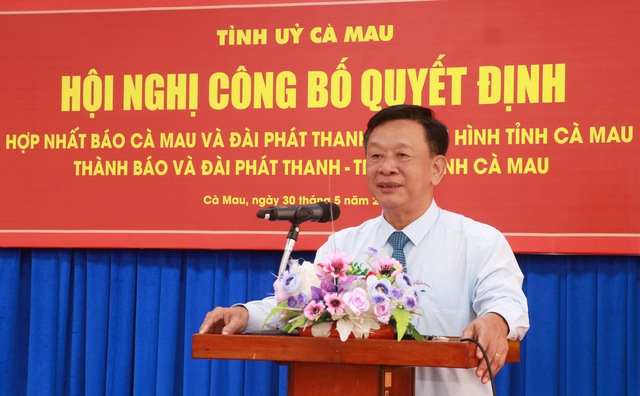 Cà Mau hợp nhất báo và đài: Bước chuyển từ cơ học sang tích hợp số - Ảnh 2.