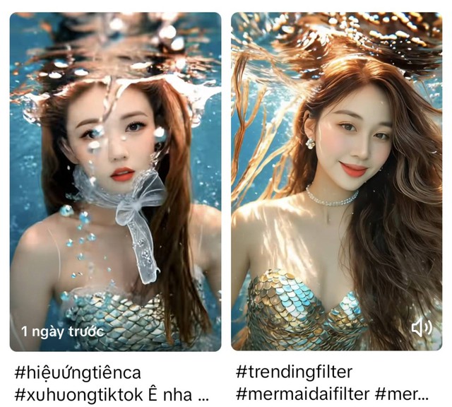 Cẩn thận khi ‘đu trend’ hóa thân thành nàng tiên cá Cẩn thận khi ‘đu trend’ hóa thân thành nàng tiên cá