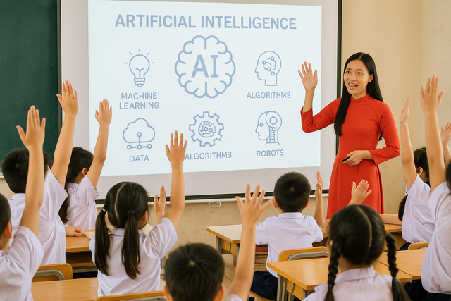 Thế giới tăng tốc đưa AI vào trường học, có nơi bắt đầu từ mẫu giáo Thế giới tăng tốc đưa AI vào trường học, có nơi bắt đầu từ mẫu giáo