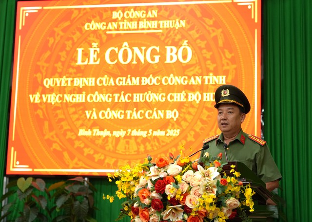 Nhiều lãnh đạo cấp phòng Công an tỉnh Bình Thuận nghỉ hưu trước tuổi Nhiều lãnh đạo cấp phòng Công an tỉnh Bình Thuận nghỉ hưu trước tuổi