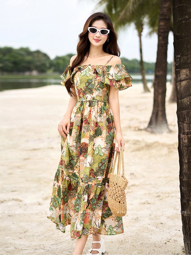 Thoải mái đón hè cùng các kiểu váy maxi 'nịnh mắt' - Ảnh 8.