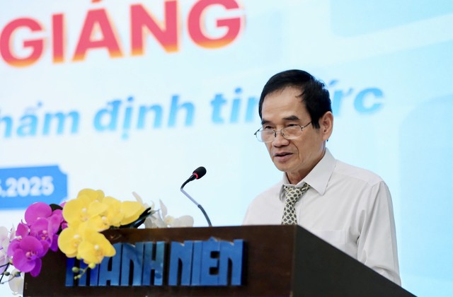 Sinh vi&ecirc;n truyền th&ocirc;ng đa phương tiện ấn tượng với buổi học về "tin thật, tin giả"- Ảnh 2.