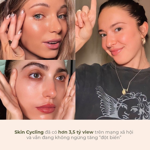 Skin Cycling: Bí kíp 'đánh thức' da căng bóng sau 1 tuần, Gen Z đua nhau thử- Ảnh 5. Skin Cycling: Bí kíp 'đánh thức' da căng bóng sau 1 tuần, Gen Z đua nhau thử- Ảnh 5.