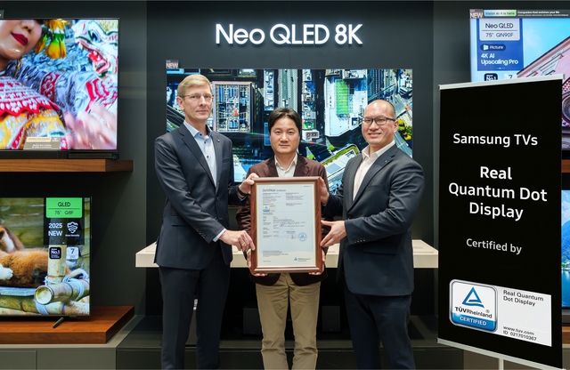 TV QLED của Samsung đạt chứng nhận ‘màn hình chấm lượng tử đích thực’ từ TÜV Rheinland TV QLED của Samsung đạt chứng nhận ‘màn hình chấm lượng tử đích thực’ từ TÜV Rheinland