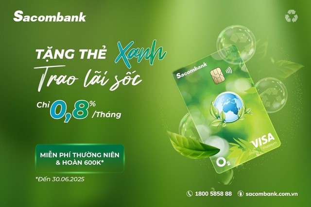Đo CO2 mỗi giao dịch, thẻ Visa O2 hướng tới xây dựng lối sống xanh- Ảnh 1. Đo CO2 mỗi giao dịch, thẻ Visa O2 hướng tới xây dựng lối sống xanh- Ảnh 1.