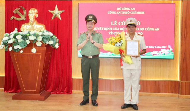 Thiếu tướng Nguyễn Thanh Hưởng được bổ nhiệm lại chức vụ Phó giám đốc Công an TP.HCM Thiếu tướng Nguyễn Thanh Hưởng được bổ nhiệm lại chức vụ Phó giám đốc Công an TP.HCM